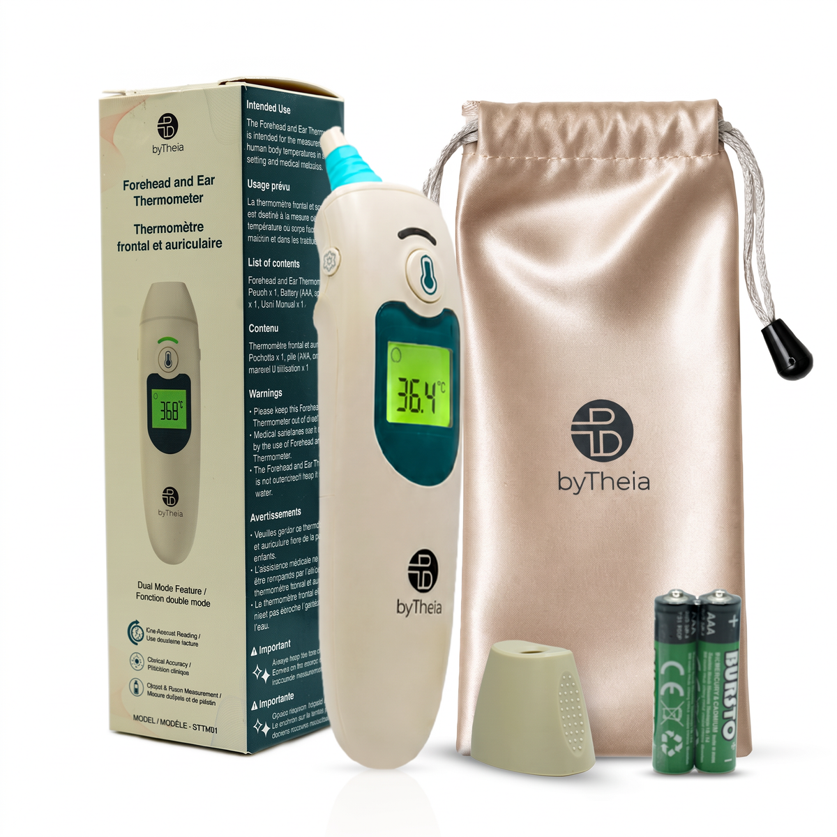 Dual Mode Infrared Ear and Forehead Thermometer