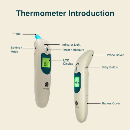Dual Mode Infrared Ear and Forehead Thermometer