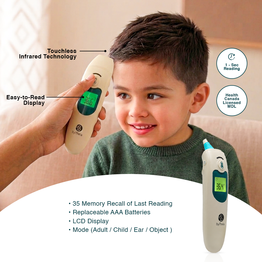 Dual Mode Infrared Ear and Forehead Thermometer