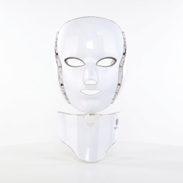 byTheia LED face and neck beauty mask front view - 192 LEDs, 7 wavelengths, FDA cleared light therapy mask Canada